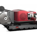 Crawler Type Rope Saw Machine